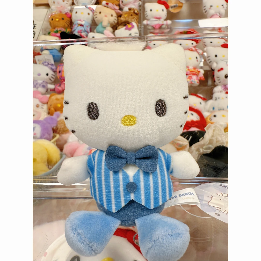 蓝色条纹丹尼尔kitty原单版挂件(点关注下单有礼品哦~