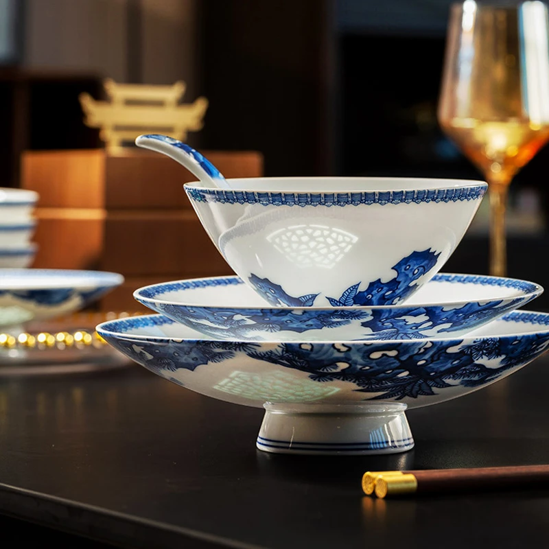 玉柏玲珑-开窗园林26头餐具套组