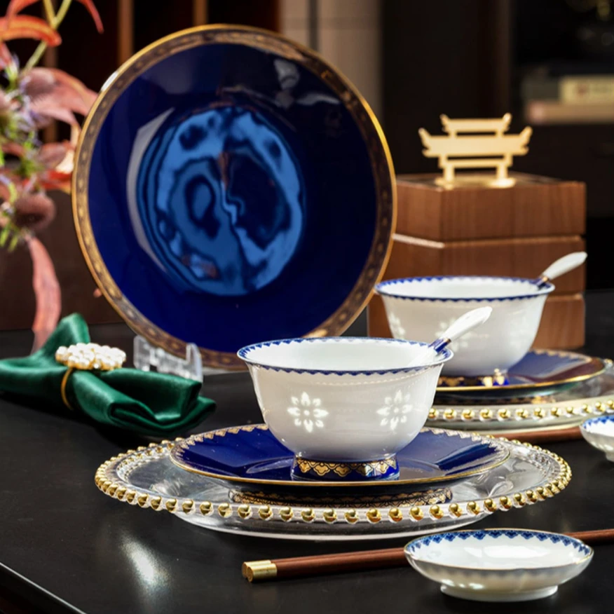 玉柏玲珑-华夏之光（56头餐具套装）