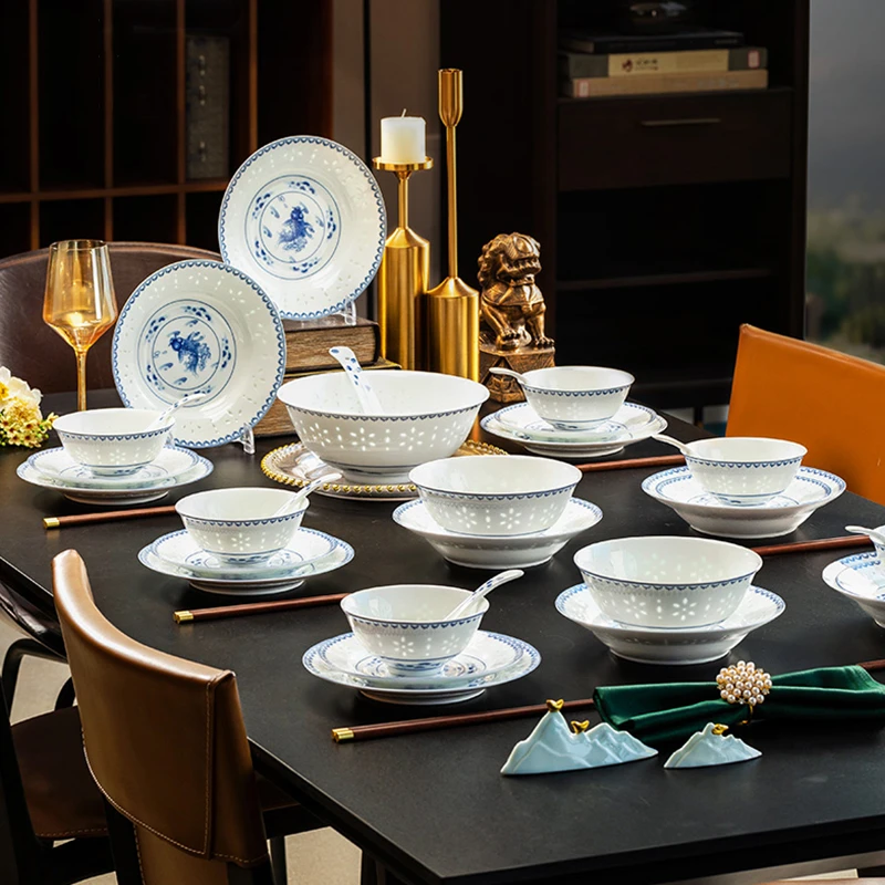 玉柏玲珑-如鱼得水28头餐具