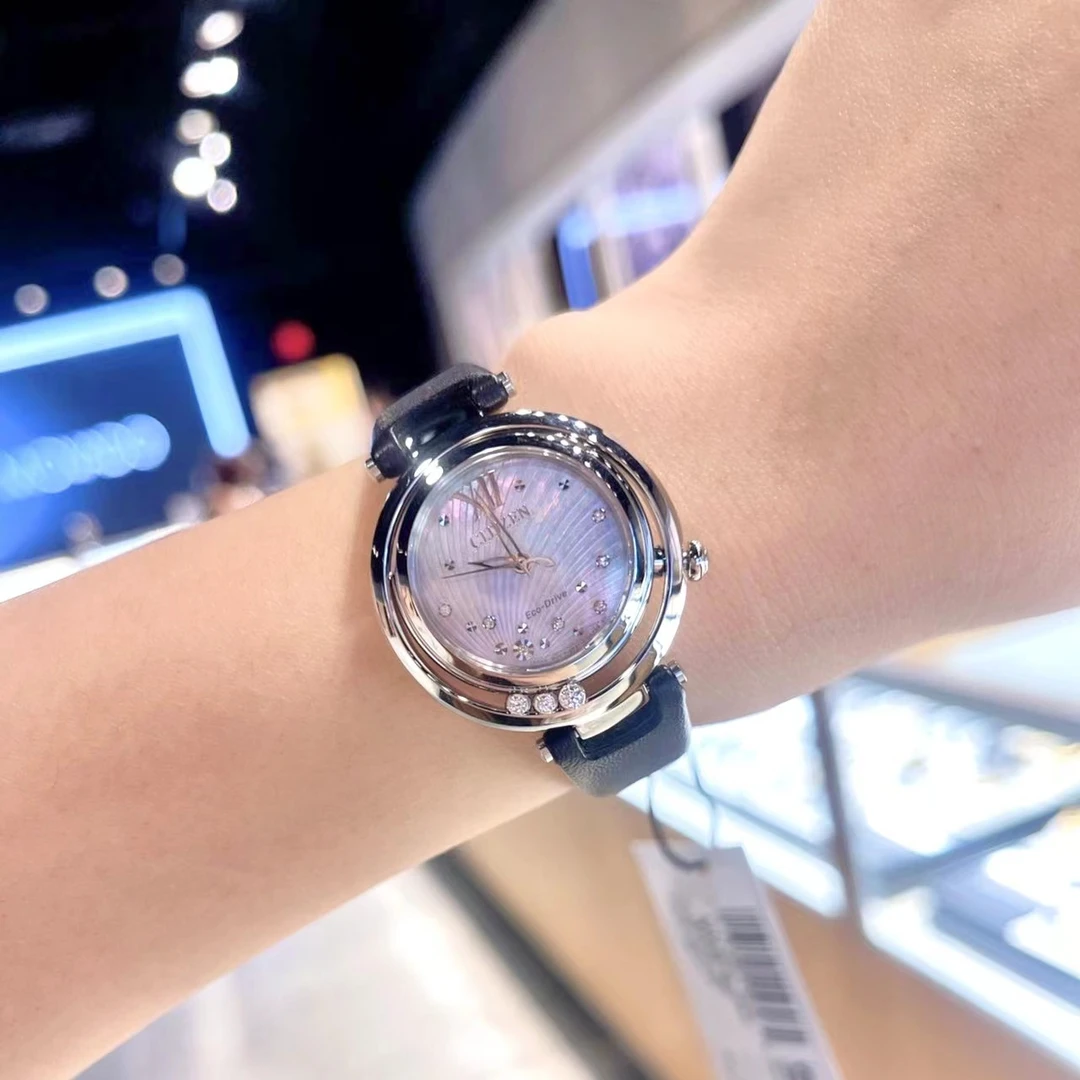 【香港发货】Citizen/西铁城光动能百搭女士腕表 直径29mm 15698