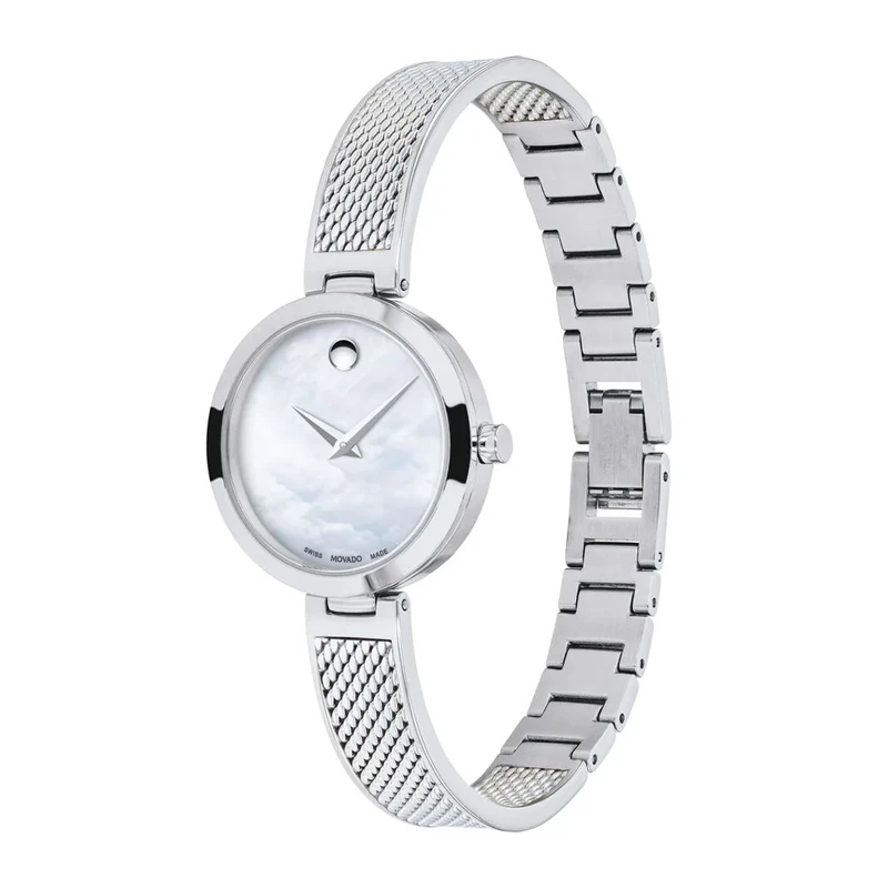 MOVADO/摩凡陀 女士钢带腕表 直径27mm 0607361 A 尧