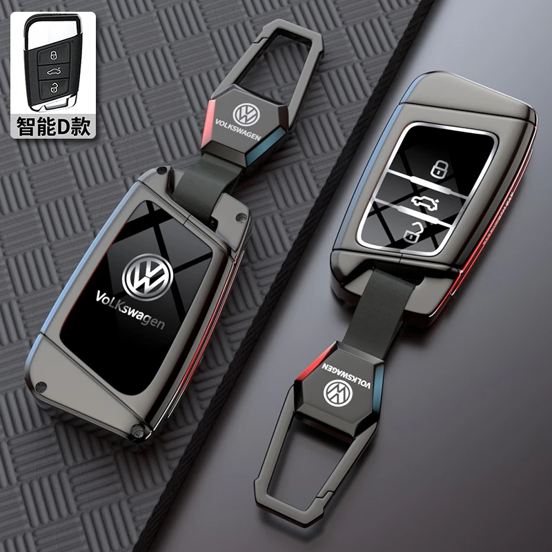 大众cc钥匙套改装迈腾专用豪华帕萨特装饰速腾汽车用品宝来壳扣包