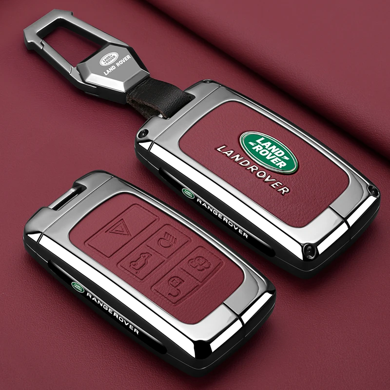 适用路虎24款揽胜钥匙套极光l老款车发现5运动版25卫士高端壳扣包