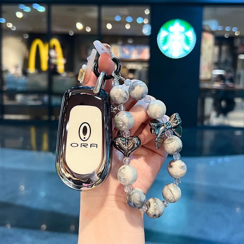 23款欧拉钥匙套黑猫车好猫闪电猫高级白猫遥控可爱gt专用r1包扣壳