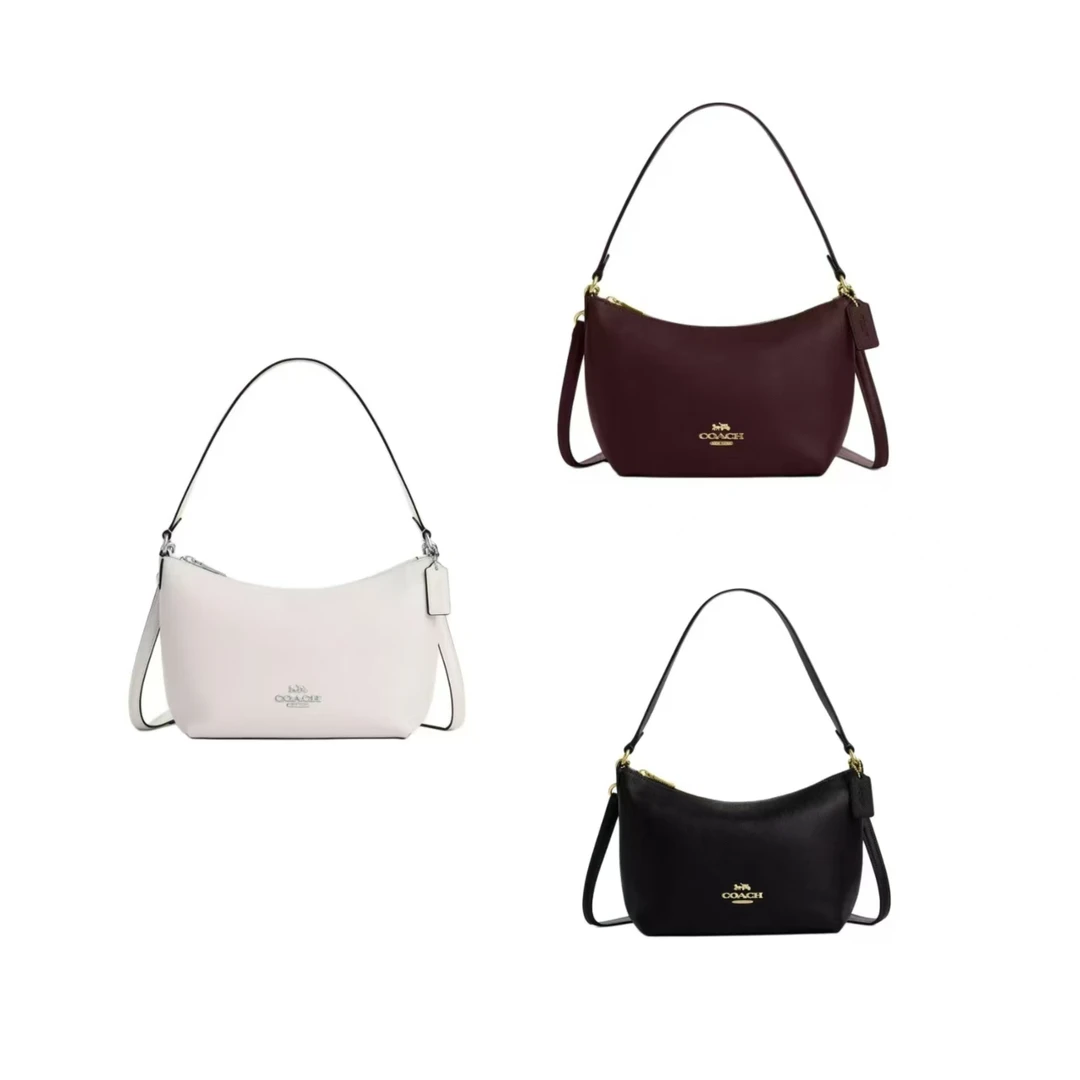 COACH蔻驰  LEWIS 20  大号拉链开合饺子包单肩斜挎包 20*11*17