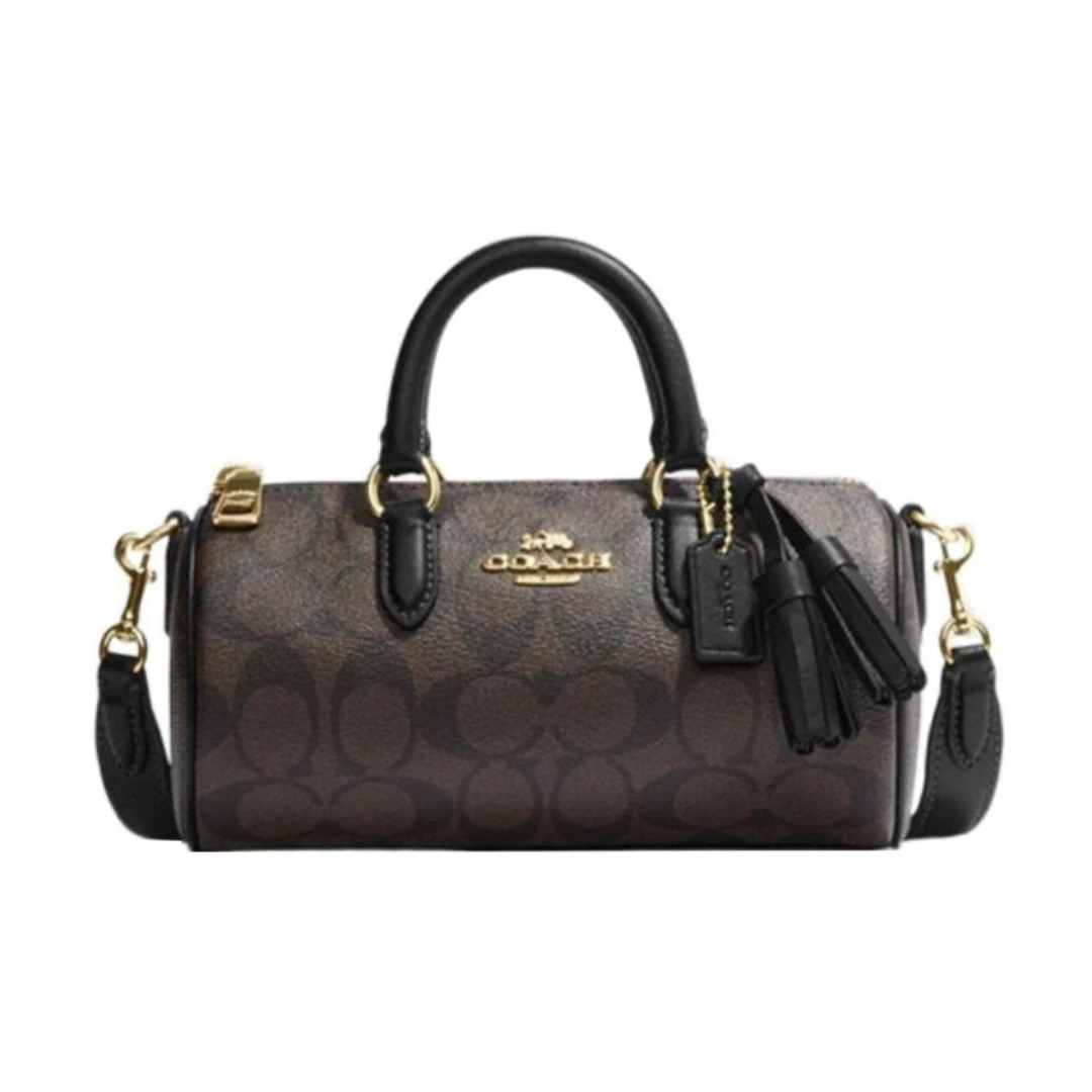 COACH/蔻驰 CK689 IMAA8 LACEY老花色巴比龙斜挎女包19.5*10.5*10