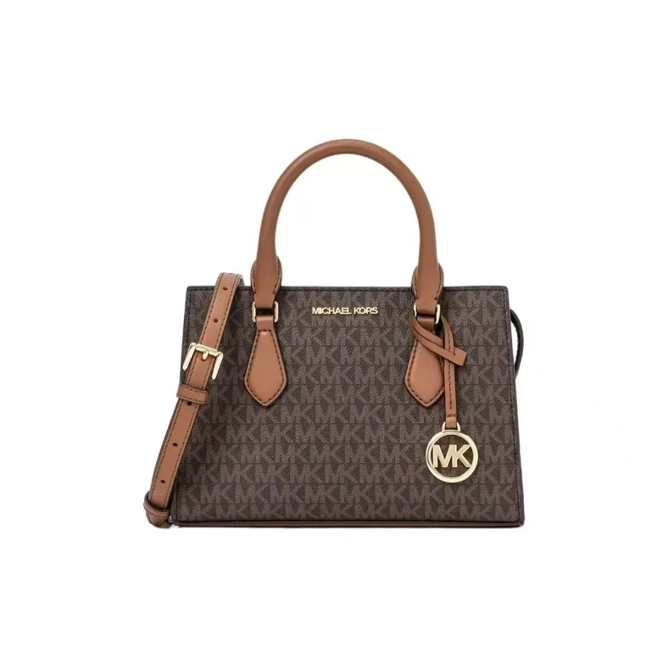 MICHAEL KORS MK 35S3G6HS5B SHEILA 小号棕色印花杀手包 24*16*8
