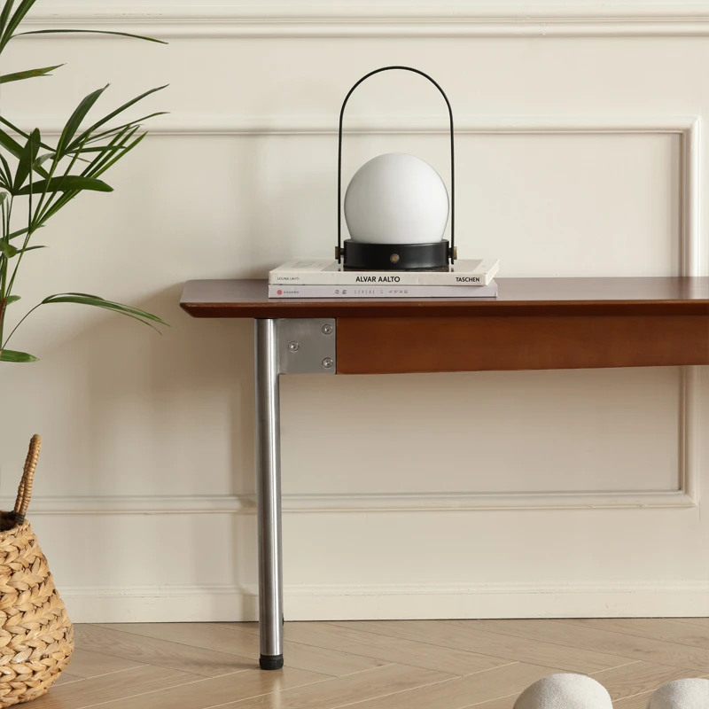 小万家具北欧复古实木长凳小户型日式客厅玄关换鞋凳餐桌长条凳