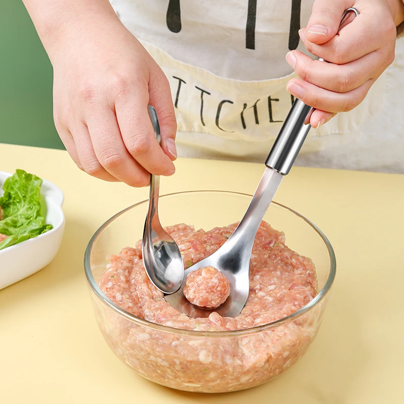 肉丸子制作器做丸子神器家用压鱼丸挤肉圆工具厨房炸肉丸子挖勺器