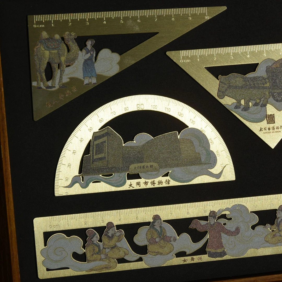 博物馆 黄铜套尺