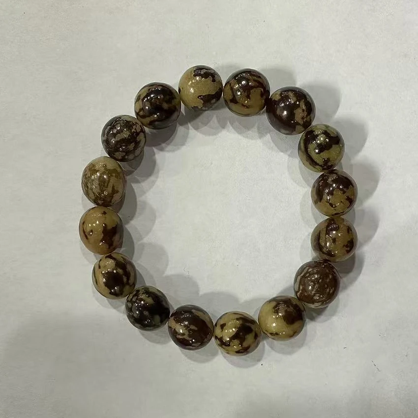 P40 花菩提根1.2+cm单圈手串（颜色多样性）