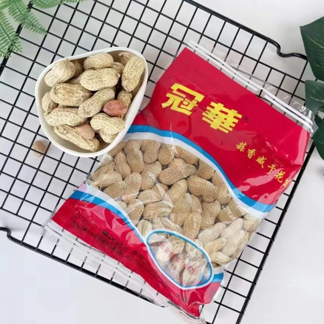 冠华地道香酥蒜香味花生咸干水煮晒干坚果炒货休闲下酒小吃花生仁