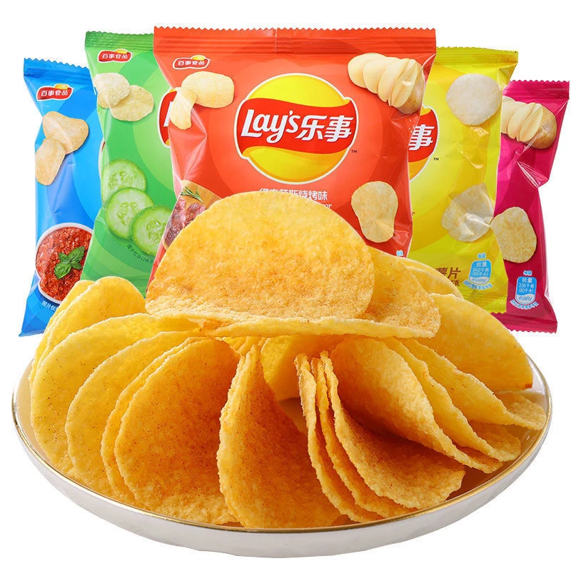 乐/事薯片超大袋装70g多种口味酥脆解馋办公室休闲零食原切马铃薯