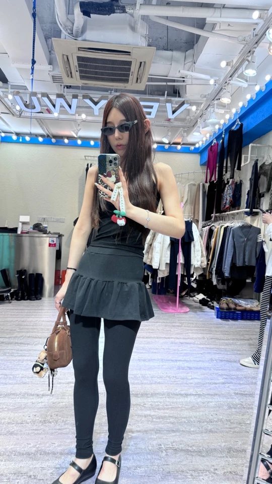 纯欲减龄百搭神器裙打底裤