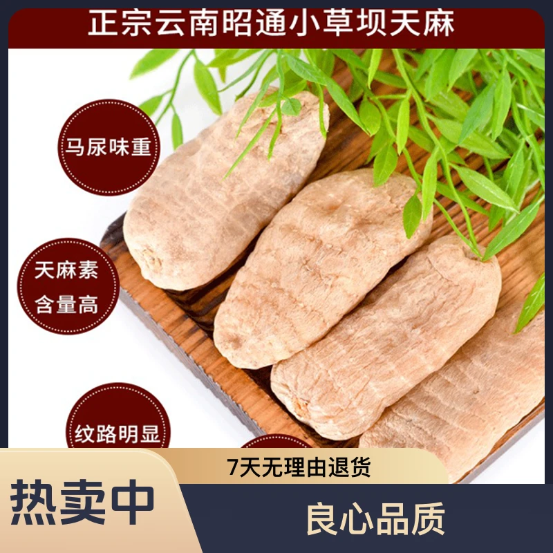 正宗云南昭通小草坝天麻干麻冬麻产地直销天麻新鲜云南昭通小草坝