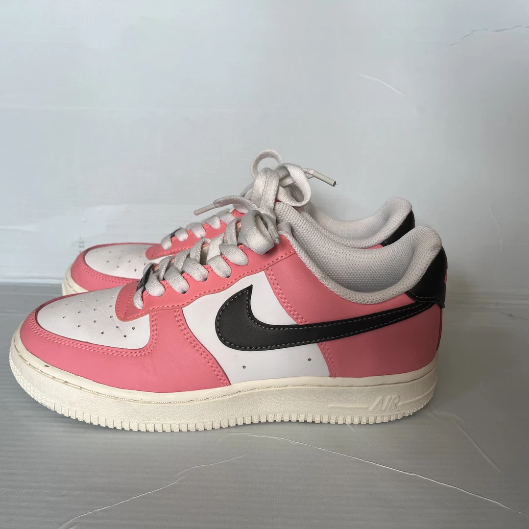 37.5码 耐克空军一号低帮板鞋 Nike af1 白粉女款