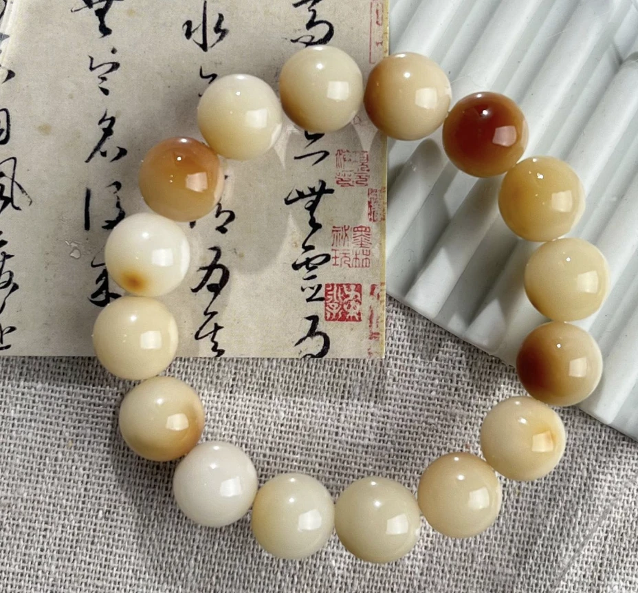 【开播福利】天然菩提手串炭烧单圈