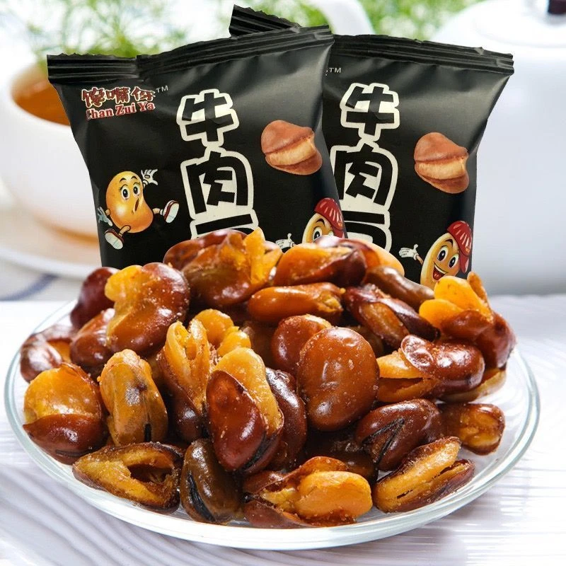 馋嘴伢兰花豆500g原味香辣味牛肉味蚕豆特产炒货小零食独立小包装