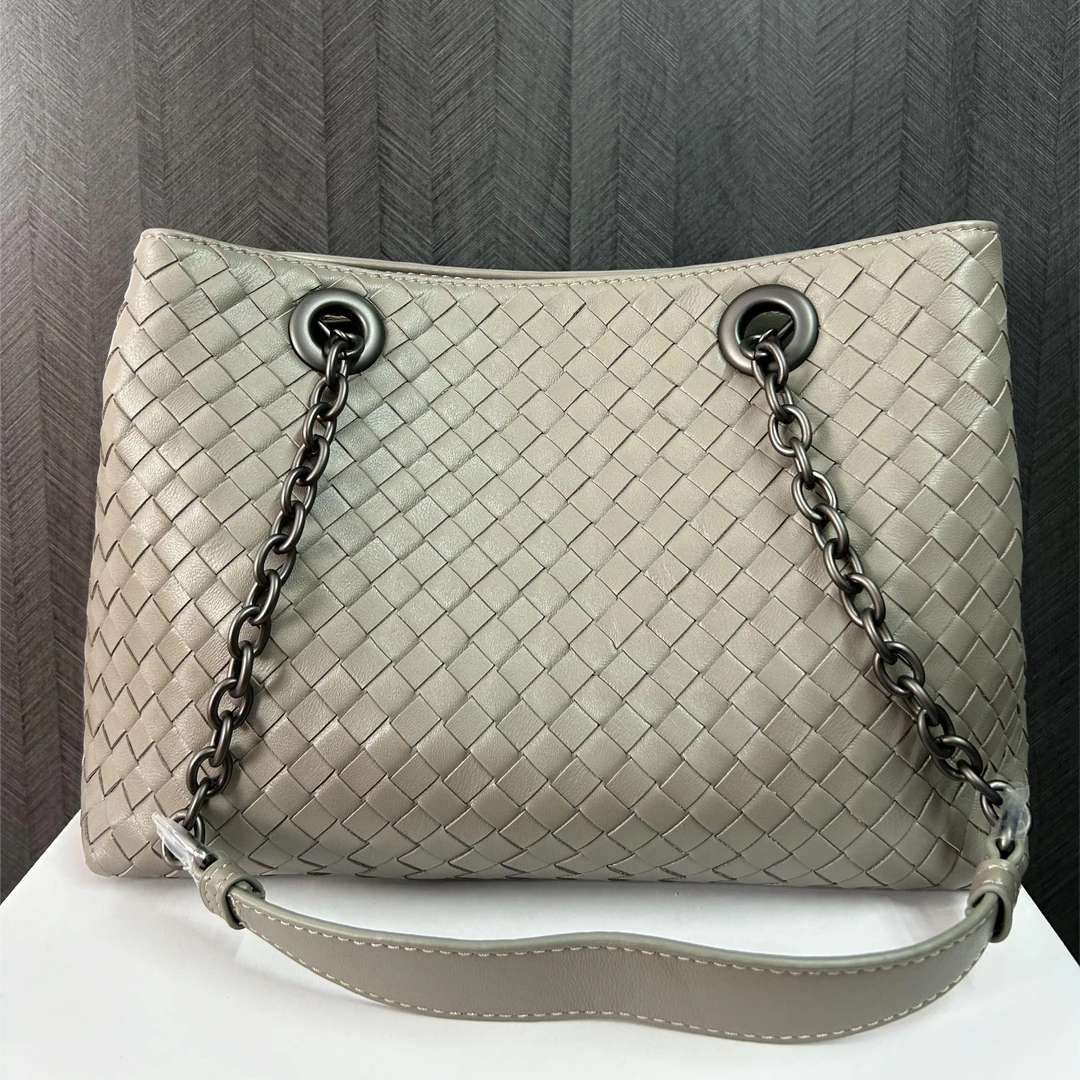 【欢姐女包】7178灰色轻奢经典简约时尚百搭潮流手提单肩包女包