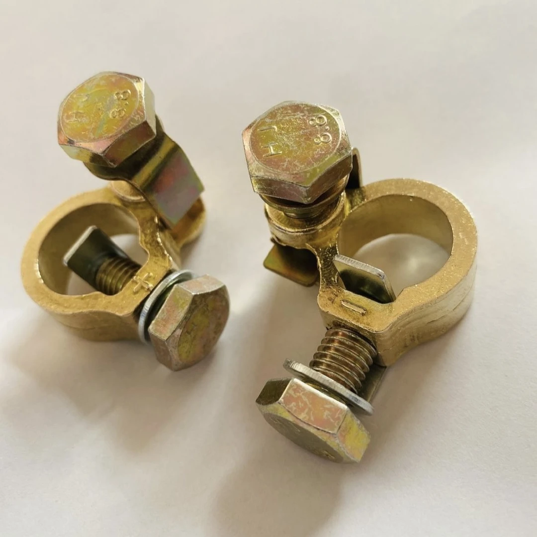 新款纯铜加厚电瓶卡子货车汽车电瓶桩头通用蓄电池连接头线夹新式