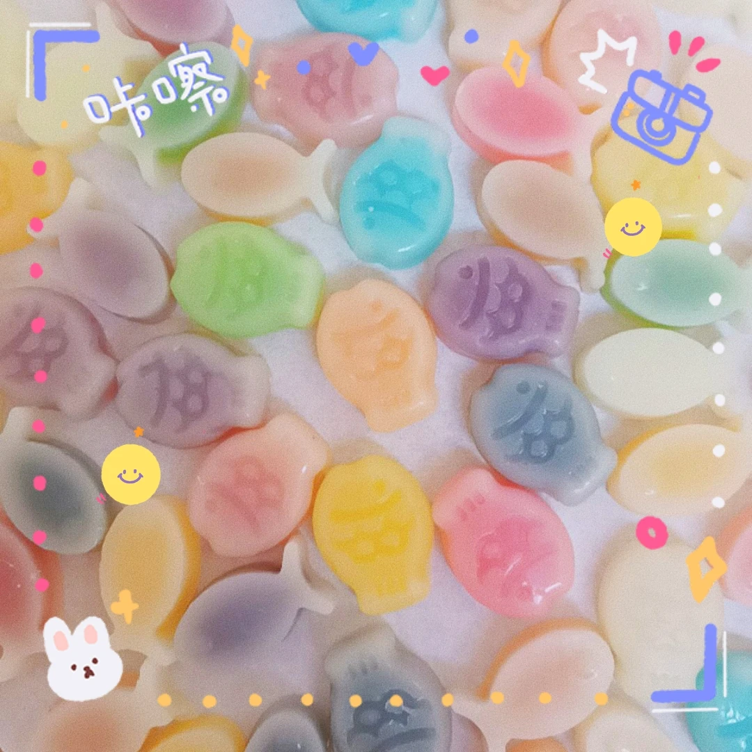 可爱小鱼手工DIY【90个，颜色随机】