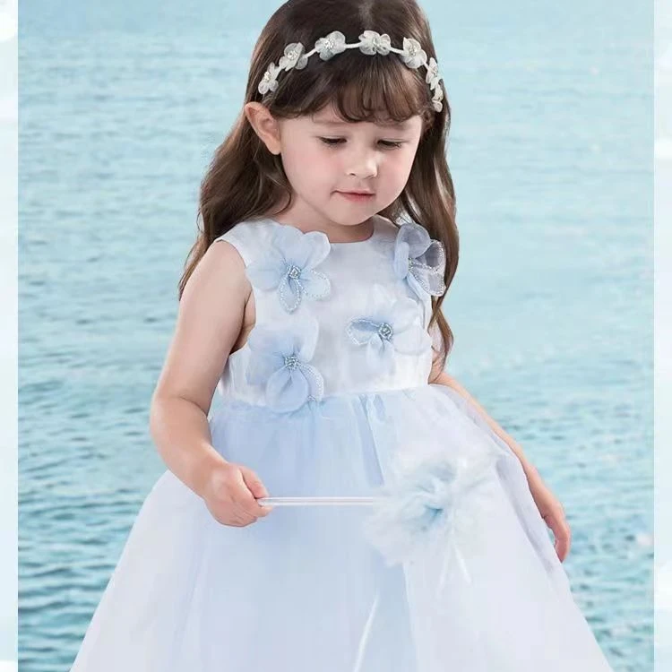 【YUE EN允恩】C328-C362男女童装春秋款洋气公主韩版儿童白色