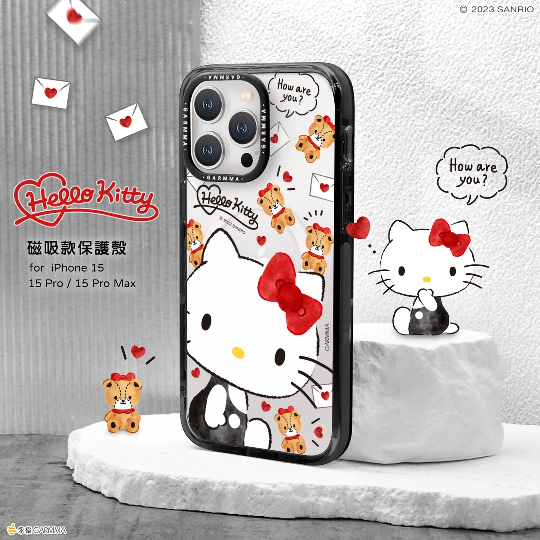 GARMMA三丽鸥可爱卡通iPhone15promax壳HelloKittyi苹果14手机壳
