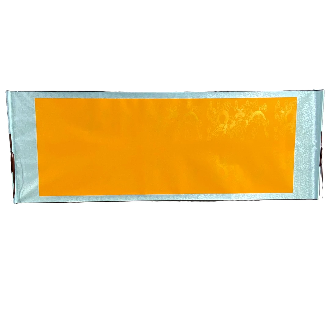 龙辉小六尺卷轴 定制姓名作诗+书法下单备注姓名年龄 性别72*200