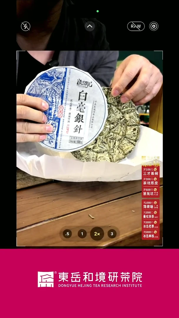 【闪购商品】云南白毫银针饼装100g 2饼