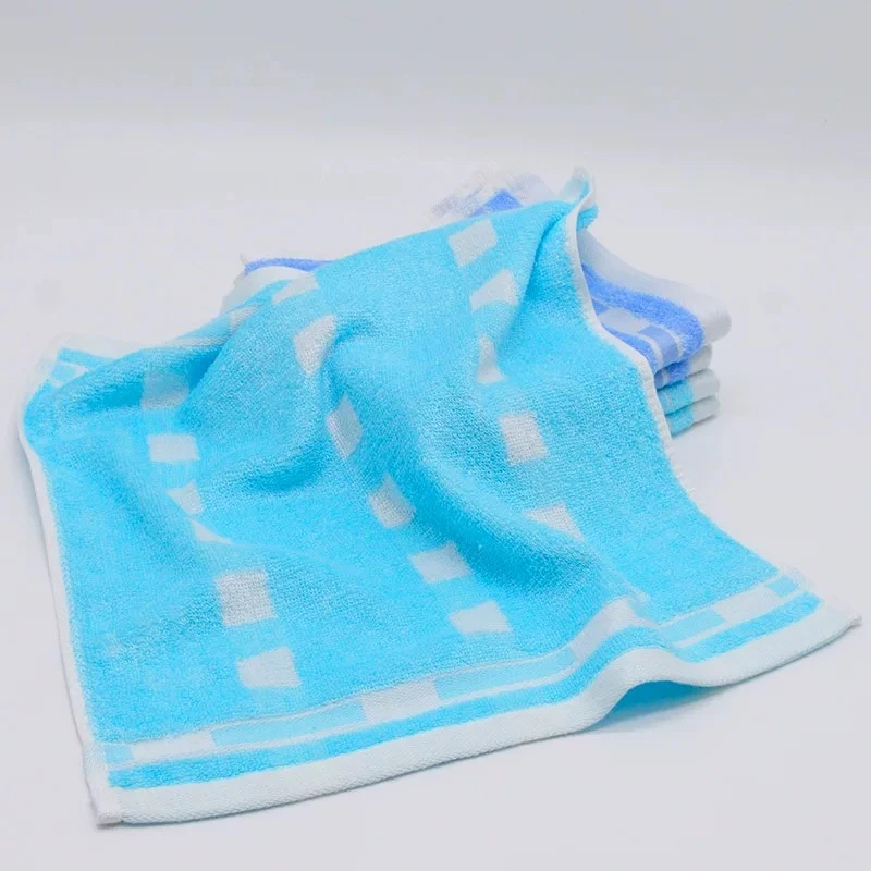 竹纤维方巾两色4条装34*34