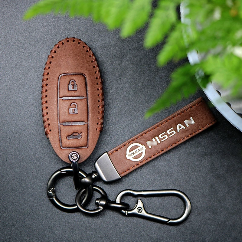 22款新轩逸奇骏荣耀天籁逍客骐达劲客蓝鸟劲客途达真皮钥匙套包扣