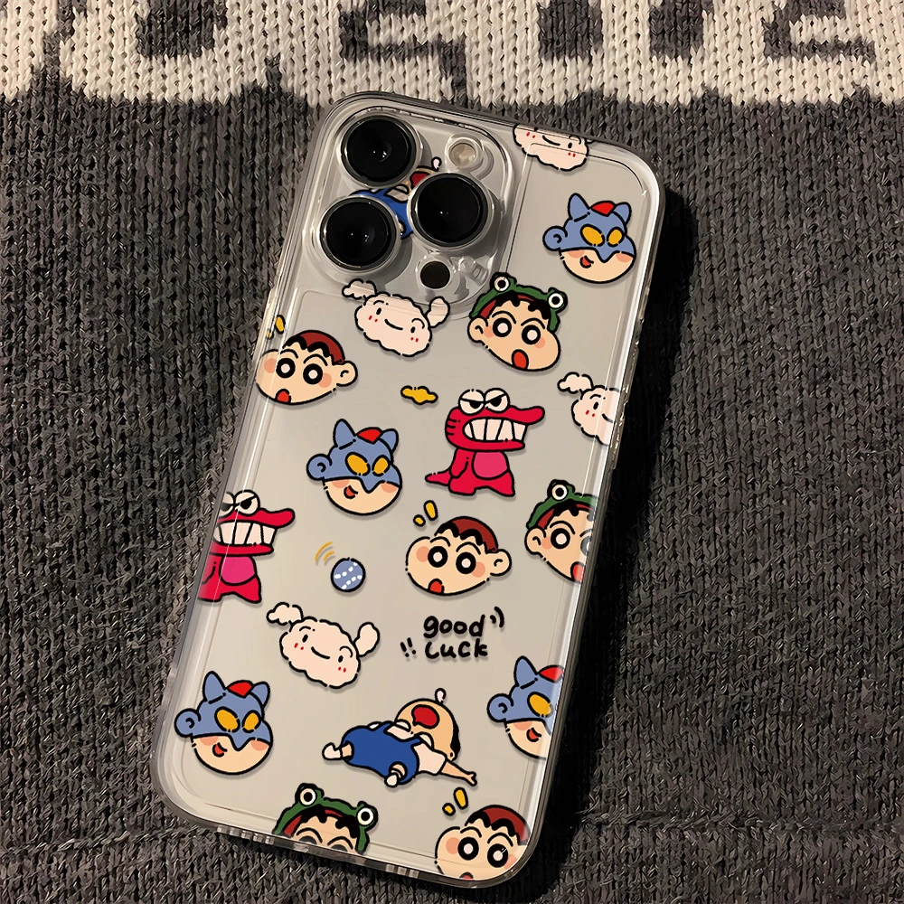 蜡笔小新伙伴苹果华为oppo三星vivo小米iphone1514手机壳