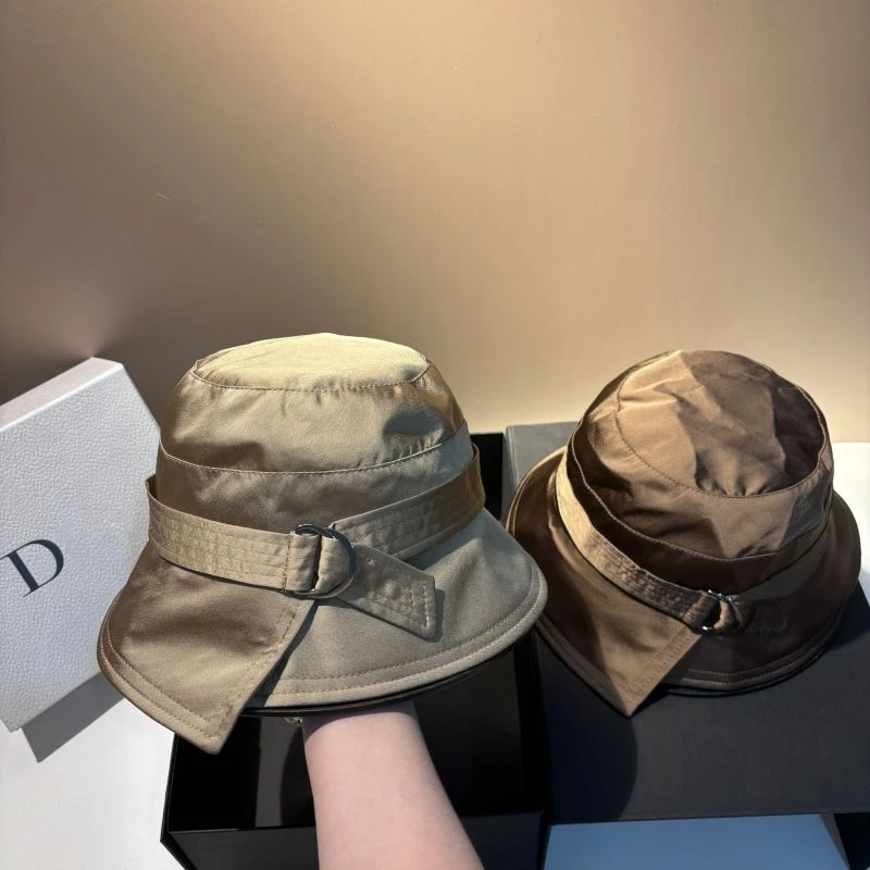 春夏新款醋酸面料皮带渔夫帽时尚休闲减龄盆帽轻奢百搭个性帽子女