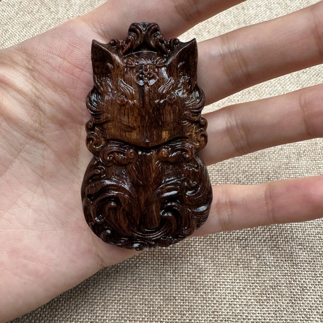 【芸奇】雕刻凤九沉香配饰文创