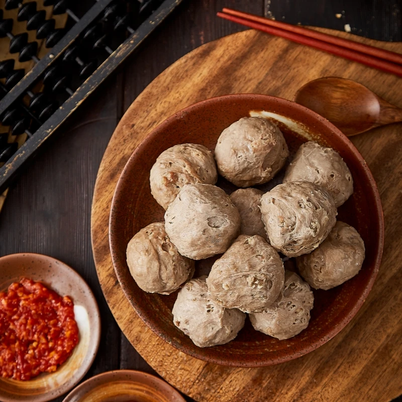 杏花吴记汕头牛肉丸牛筋丸非潮州牛肉丸新鲜健康营养正宗好吃丸子