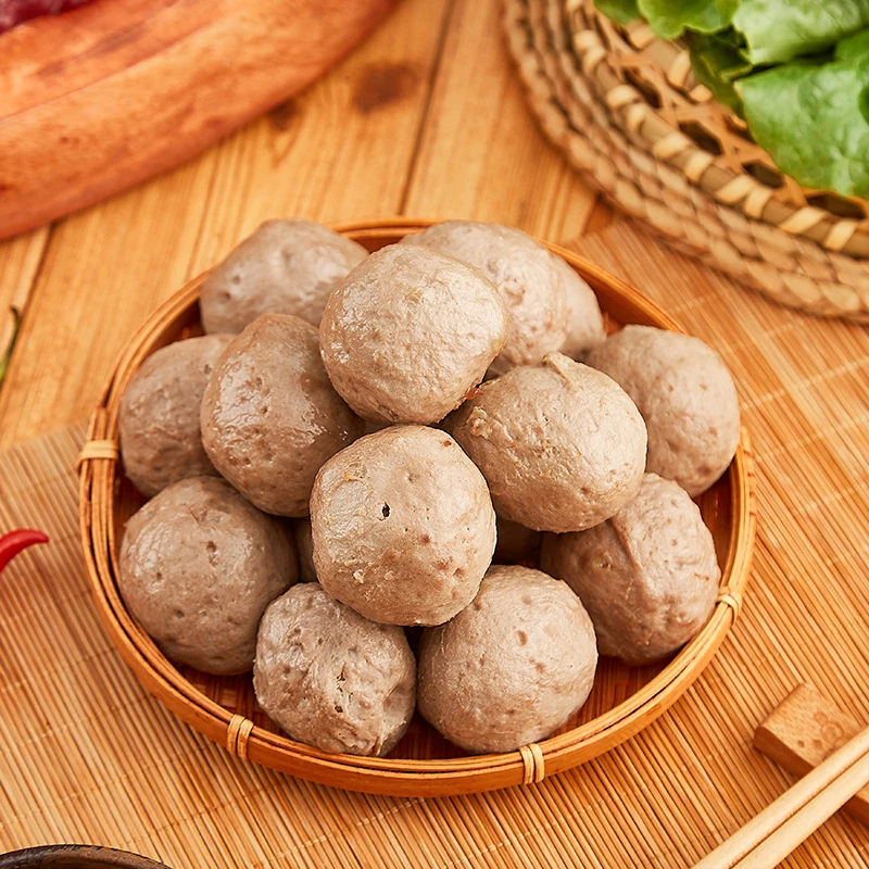 杏花吴记潮汕牛肉丸牛筋丸严选优质传统牛肉火锅新鲜食材菜品正宗