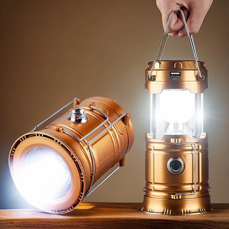 强光手电马灯【太阳能灯】居家户外优选 照亮黑夜