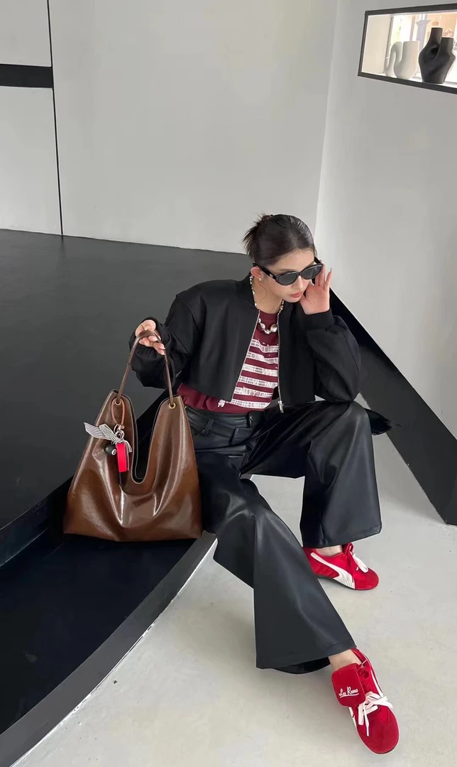 A001-A009ins新款女包时尚百搭休闲托特小众单肩斜挎包