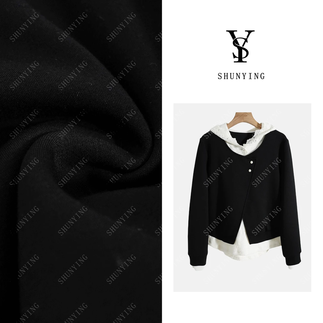 【仟娜】冬季新款 设计师款！超显气质！修身假两件外套SY66WT9965