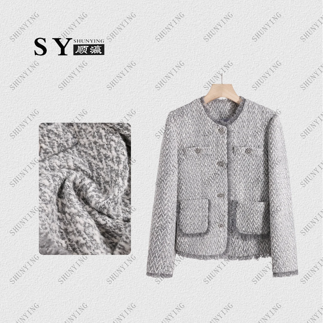 【顺瀛】秋季新款休闲百搭设计感气质小香风外套SY63WT6997