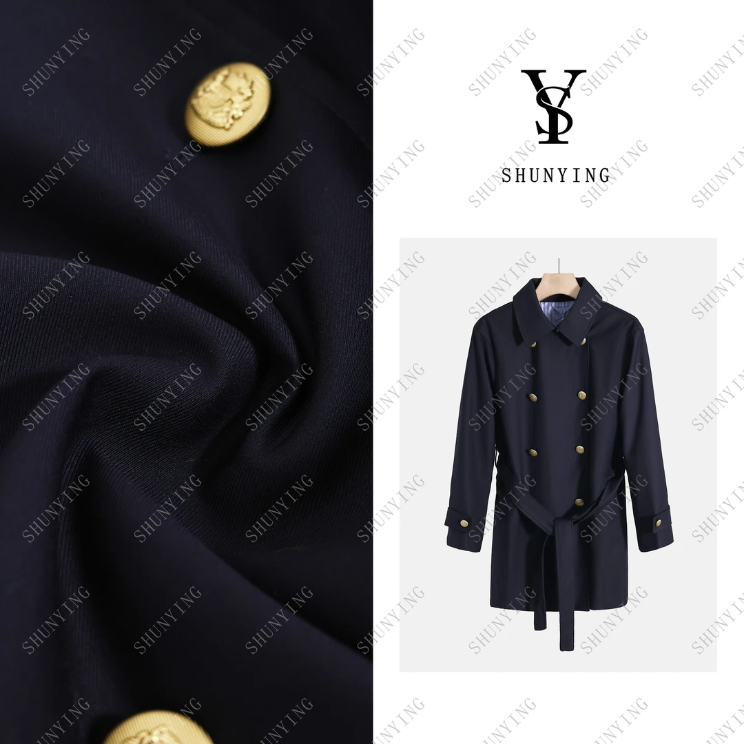 【仟娜】秋季新款高级感收腰显瘦气质休闲风衣SY63FY23106