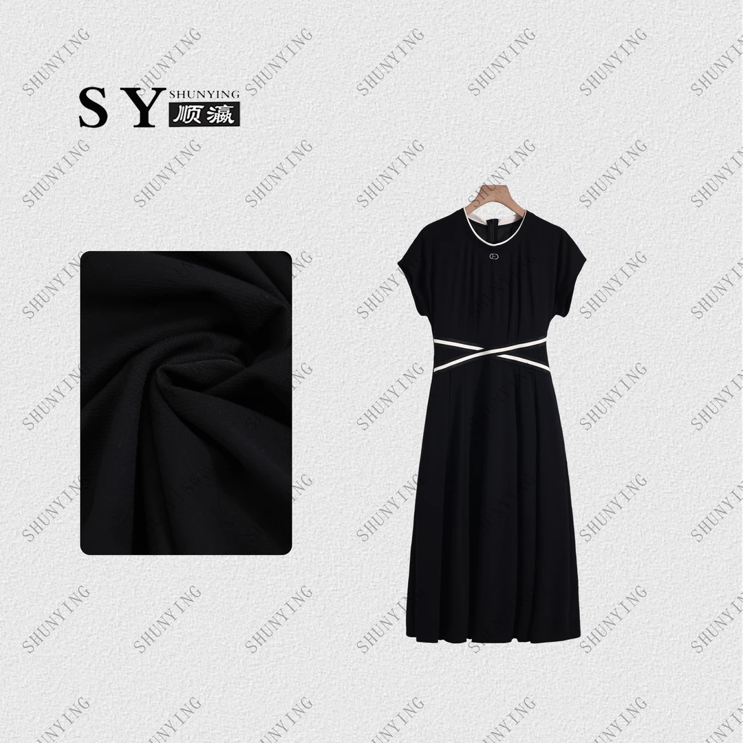 【顺瀛】夏季新款时尚拼接宽松遮肉显瘦连衣裙SY62LYQ68066