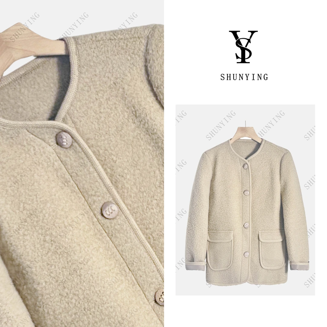 【顺瀛】新款 高品质，巨好穿！高级感时髦气质外套SY66WT8258