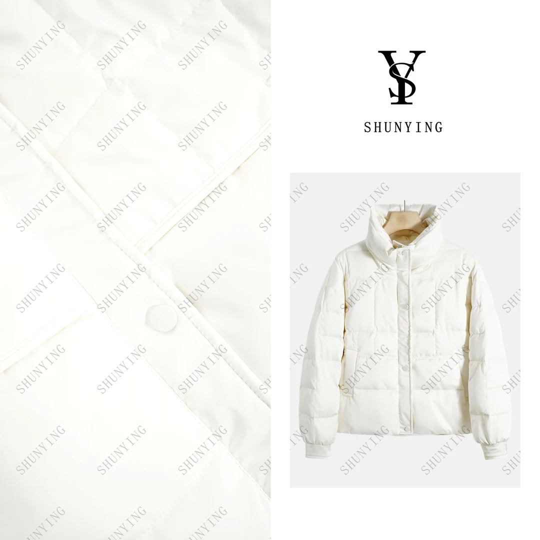 【仟娜】品质感爆棚！时尚气质简约长袖宽松百搭羽绒服SY66YRF516