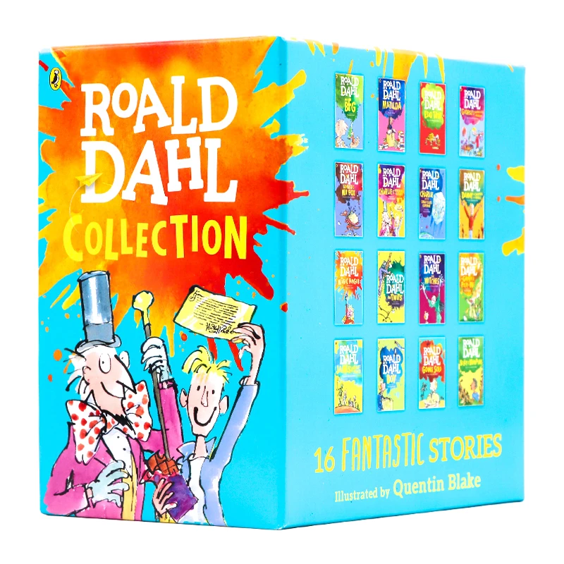 AR3.1-5.0罗尔德达尔16册全套英文原版小说roald dahl 英语读
