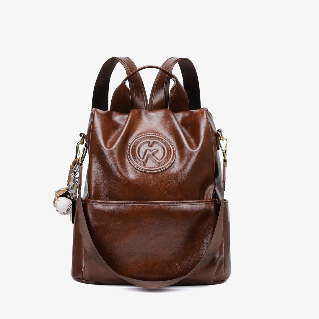 2024新款高级感女士时尚百搭双肩背包送挂件