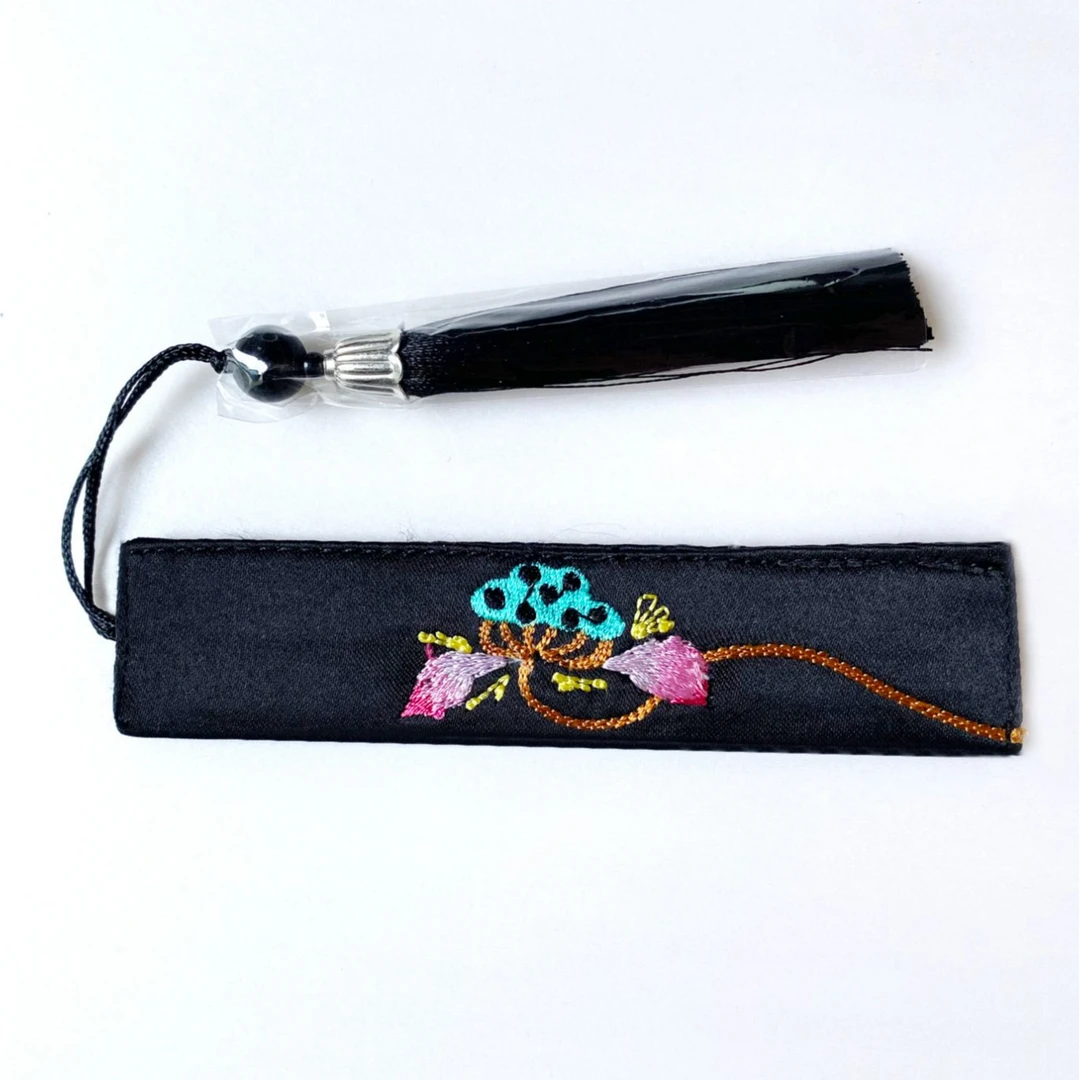 布艺刺绣书签新中式中国风手工小礼品工艺品学生教师节礼物笔记本