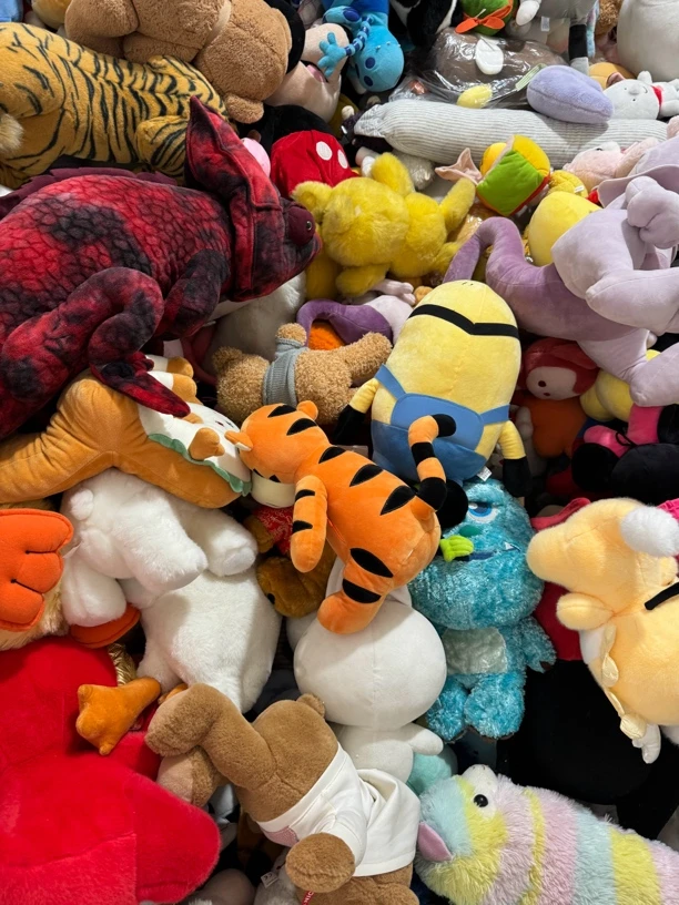 中古毛绒玩具批发称斤默认瑕疵