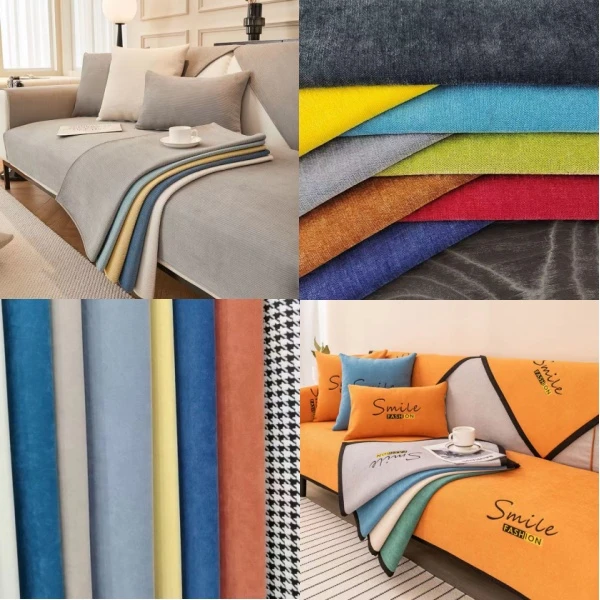 【K69】轻奢沙发垫四季款雪尼尔沙发面料家用沙发垫